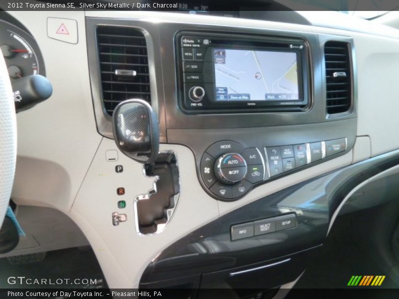 Silver Sky Metallic / Dark Charcoal 2012 Toyota Sienna SE