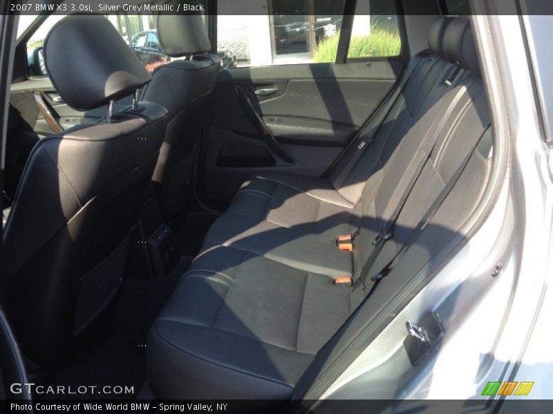 Silver Grey Metallic / Black 2007 BMW X3 3.0si