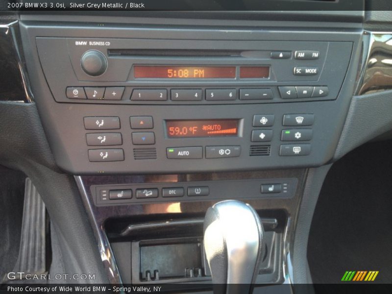 Silver Grey Metallic / Black 2007 BMW X3 3.0si