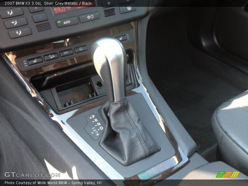 Silver Grey Metallic / Black 2007 BMW X3 3.0si
