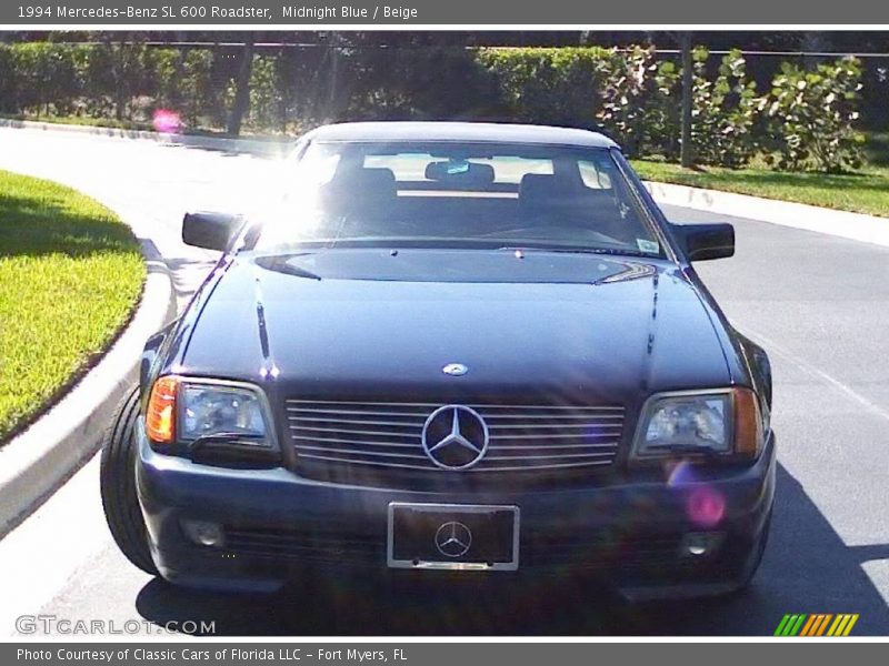 Midnight Blue / Beige 1994 Mercedes-Benz SL 600 Roadster