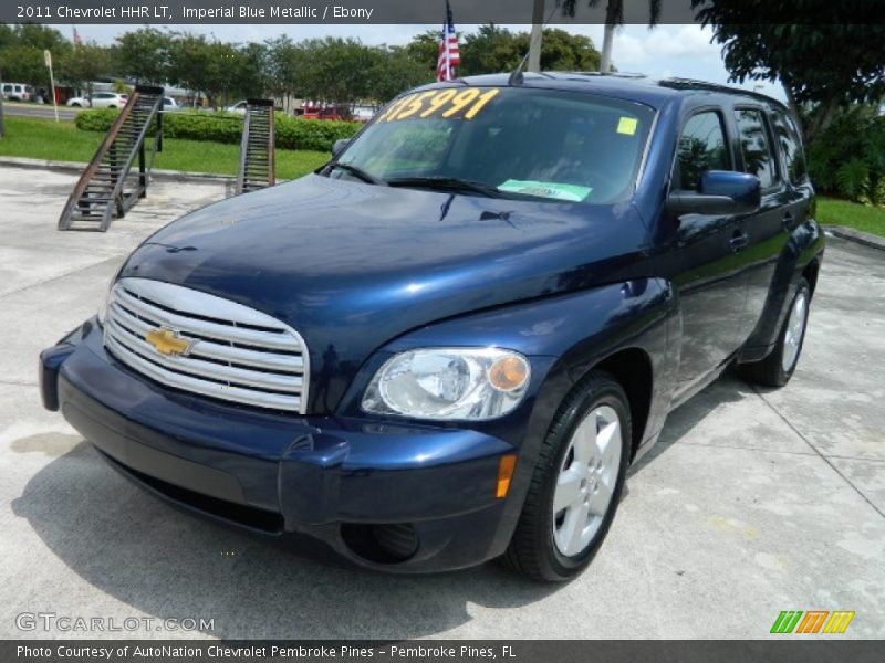 Imperial Blue Metallic / Ebony 2011 Chevrolet HHR LT