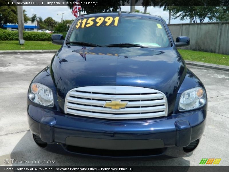 Imperial Blue Metallic / Ebony 2011 Chevrolet HHR LT