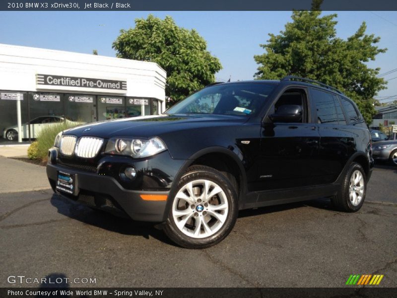 Jet Black / Black 2010 BMW X3 xDrive30i