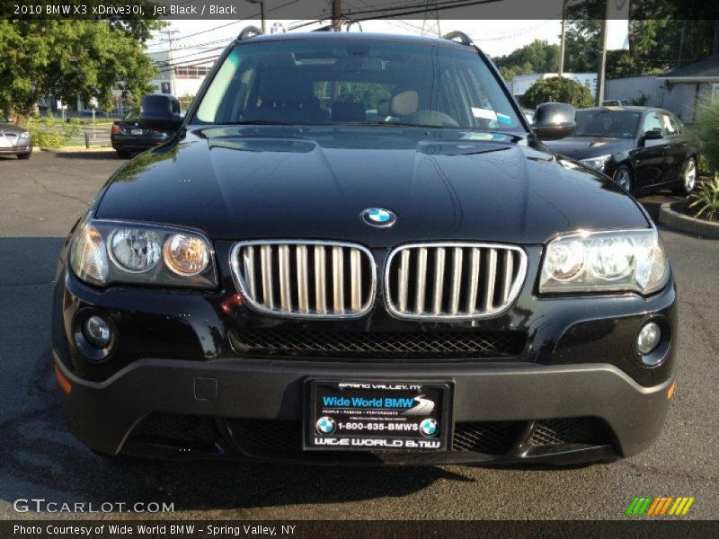 Jet Black / Black 2010 BMW X3 xDrive30i