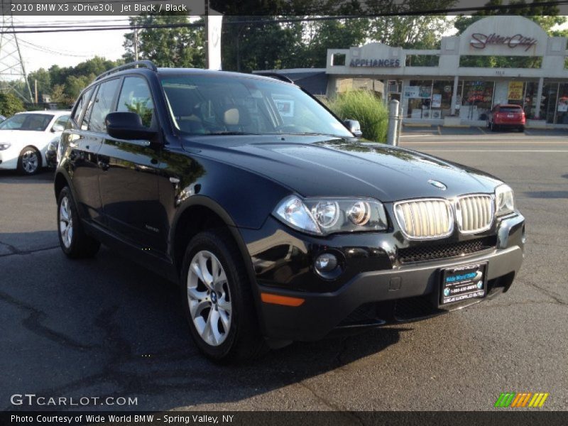 Jet Black / Black 2010 BMW X3 xDrive30i