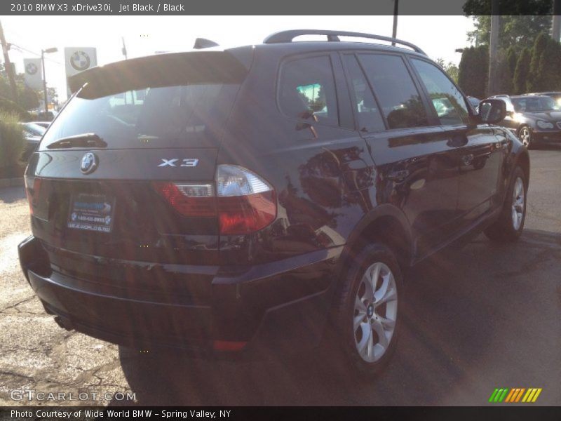 Jet Black / Black 2010 BMW X3 xDrive30i