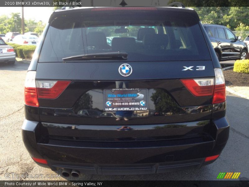 Jet Black / Black 2010 BMW X3 xDrive30i