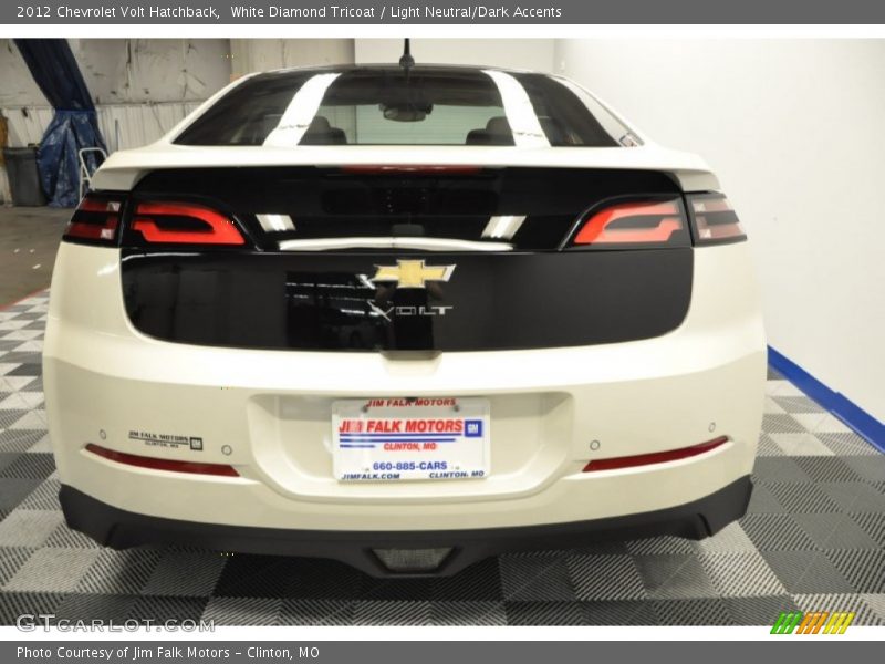 White Diamond Tricoat / Light Neutral/Dark Accents 2012 Chevrolet Volt Hatchback
