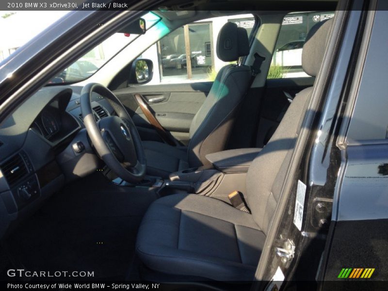 Jet Black / Black 2010 BMW X3 xDrive30i