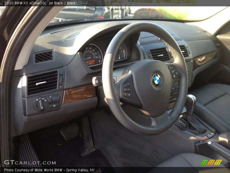 Jet Black / Black 2010 BMW X3 xDrive30i