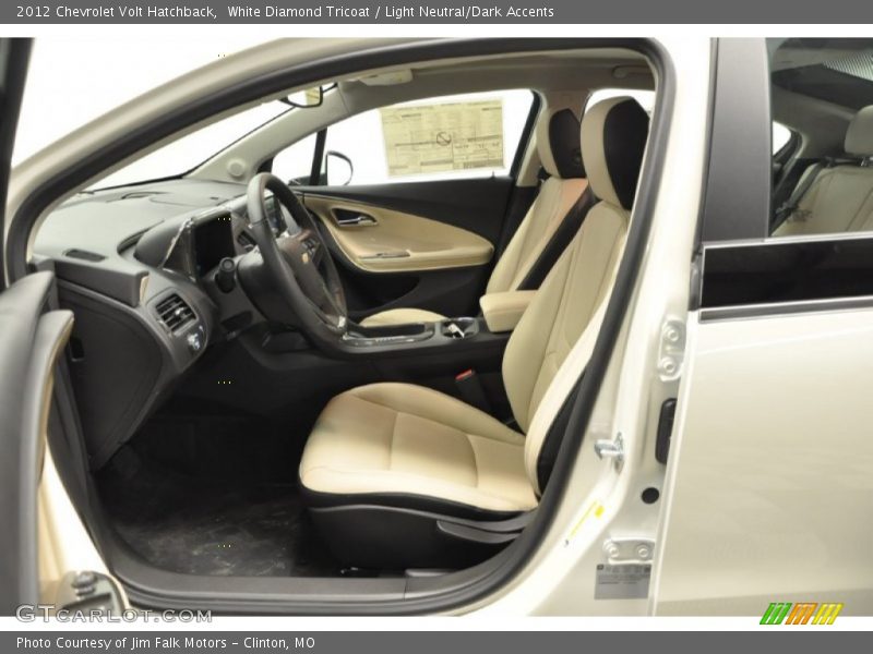 Front Seat of 2012 Volt Hatchback