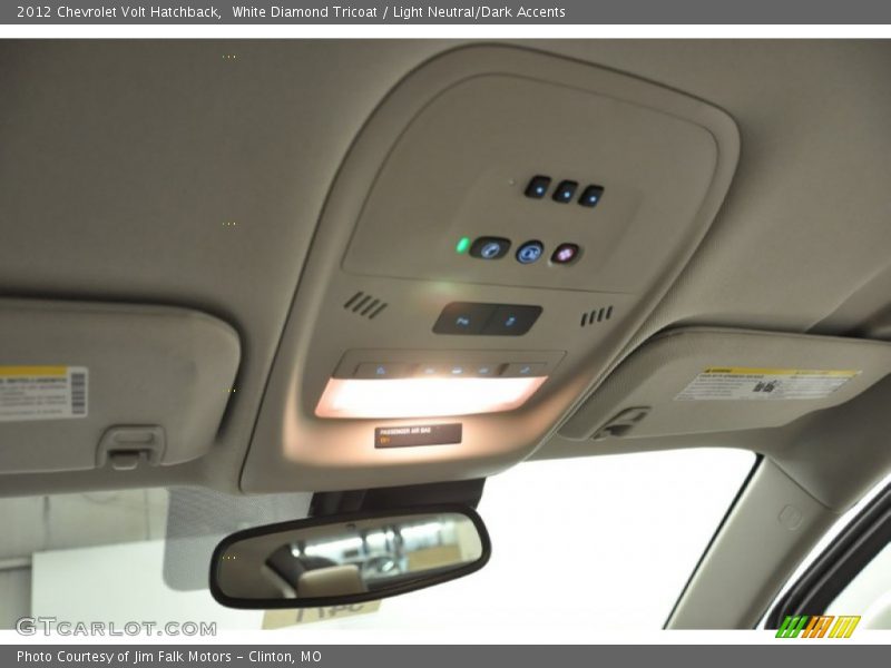 Controls of 2012 Volt Hatchback