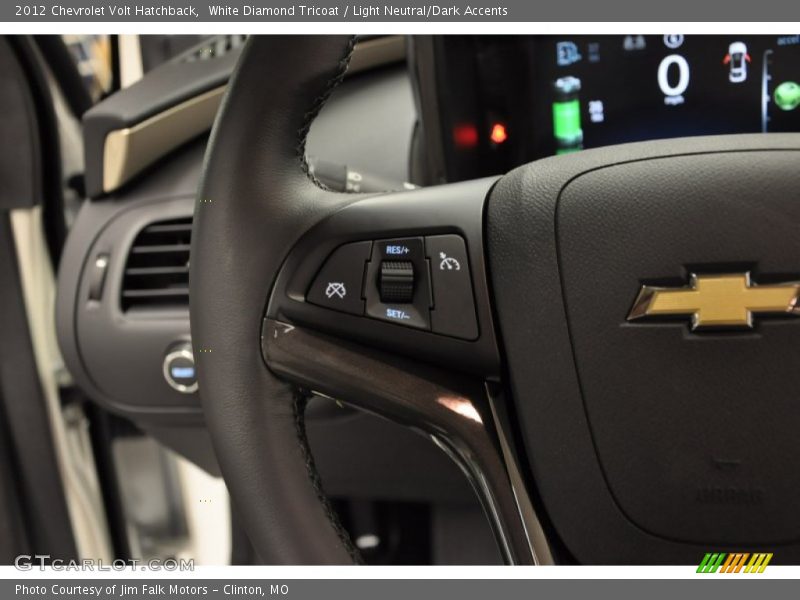 White Diamond Tricoat / Light Neutral/Dark Accents 2012 Chevrolet Volt Hatchback