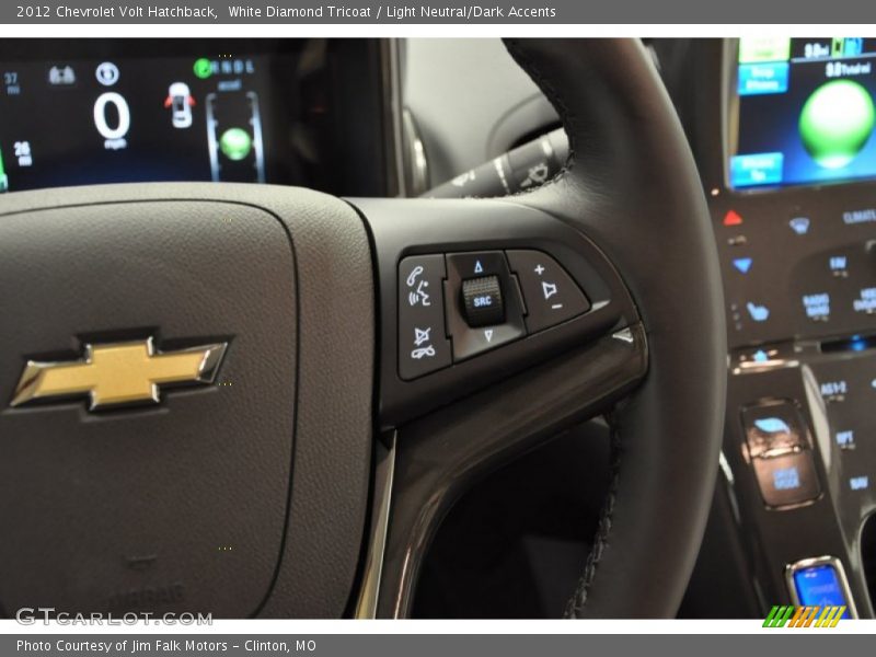 White Diamond Tricoat / Light Neutral/Dark Accents 2012 Chevrolet Volt Hatchback