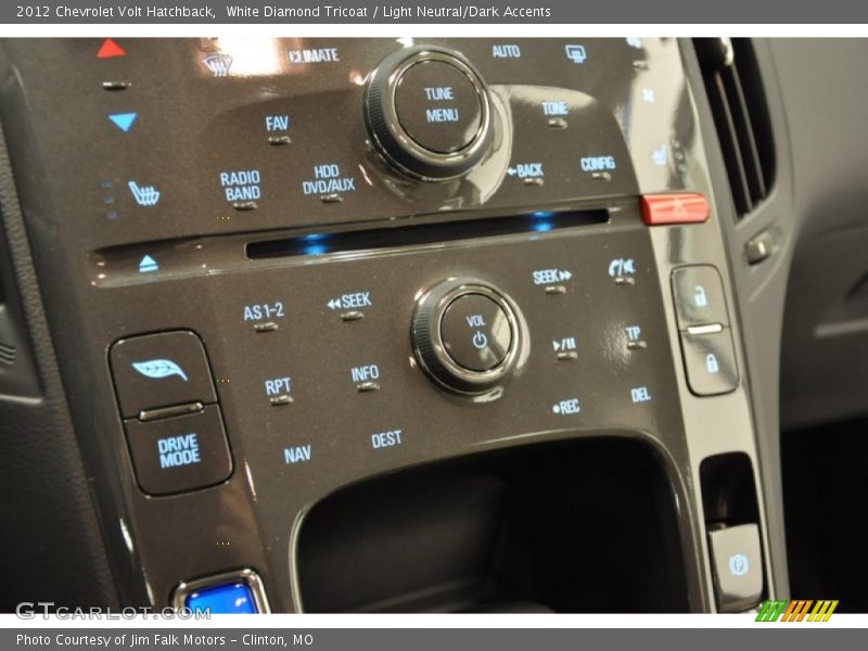 Controls of 2012 Volt Hatchback