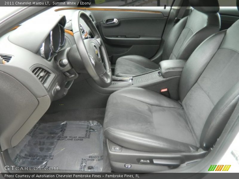 Summit White / Ebony 2011 Chevrolet Malibu LT
