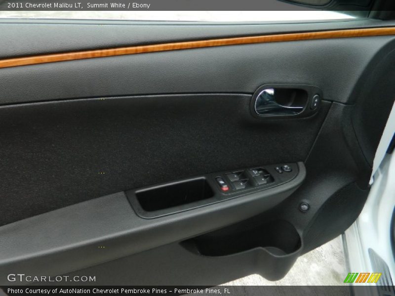 Summit White / Ebony 2011 Chevrolet Malibu LT
