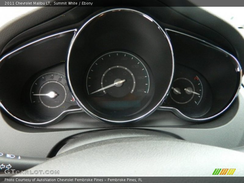 Summit White / Ebony 2011 Chevrolet Malibu LT