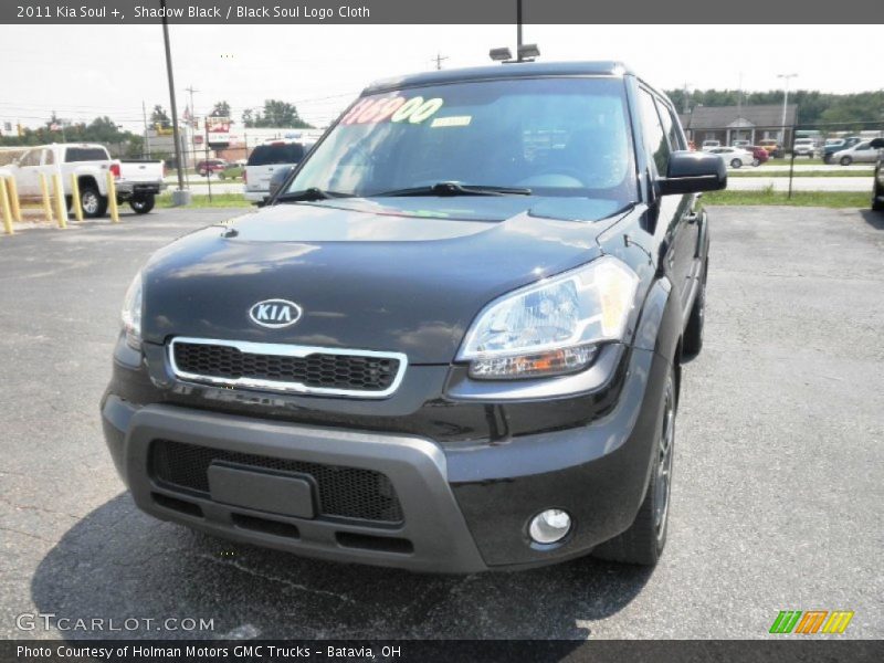 Shadow Black / Black Soul Logo Cloth 2011 Kia Soul +