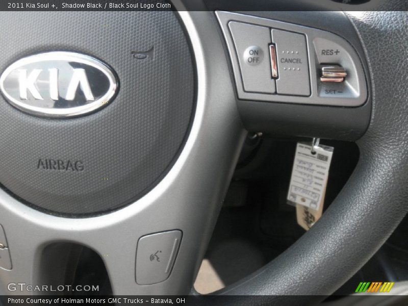 Shadow Black / Black Soul Logo Cloth 2011 Kia Soul +