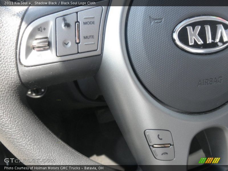 Shadow Black / Black Soul Logo Cloth 2011 Kia Soul +