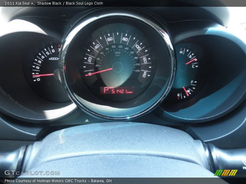 Shadow Black / Black Soul Logo Cloth 2011 Kia Soul +