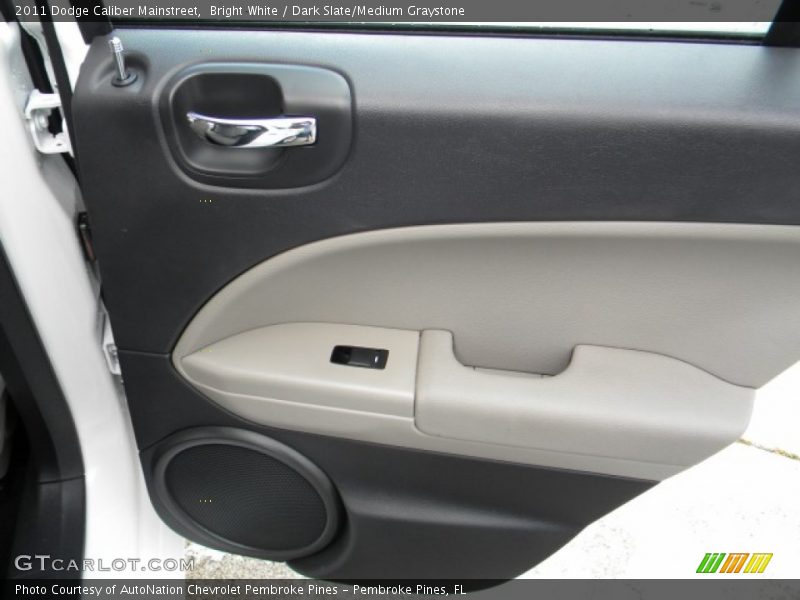 Bright White / Dark Slate/Medium Graystone 2011 Dodge Caliber Mainstreet