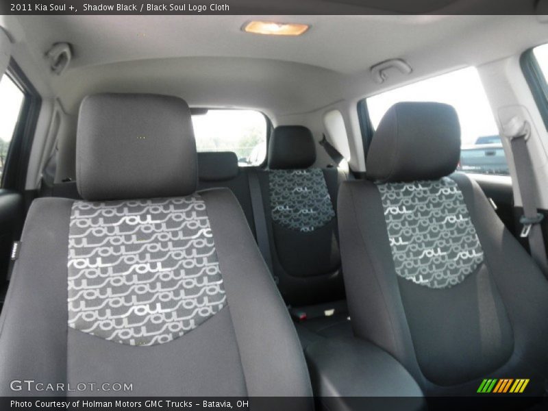Shadow Black / Black Soul Logo Cloth 2011 Kia Soul +