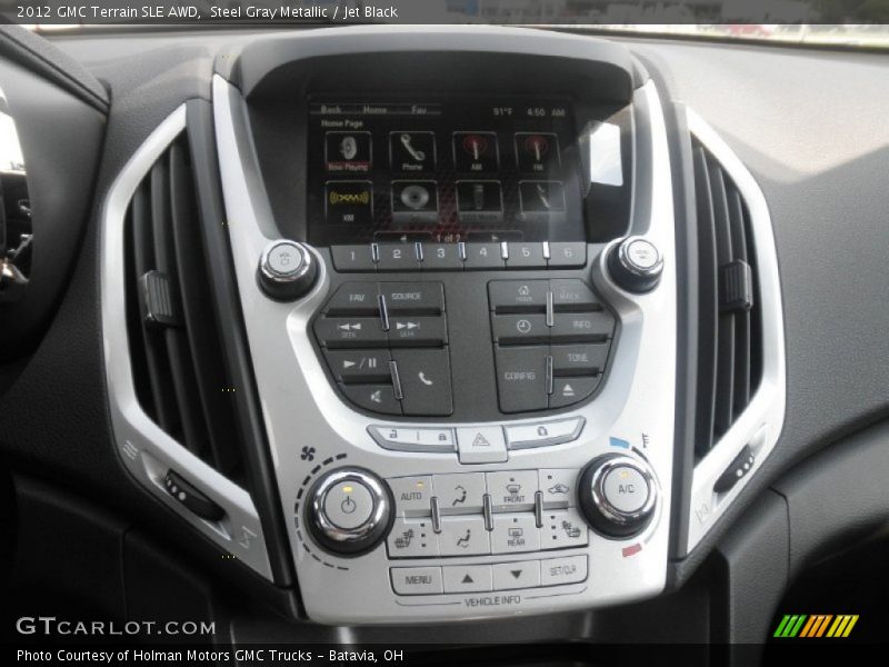 Steel Gray Metallic / Jet Black 2012 GMC Terrain SLE AWD