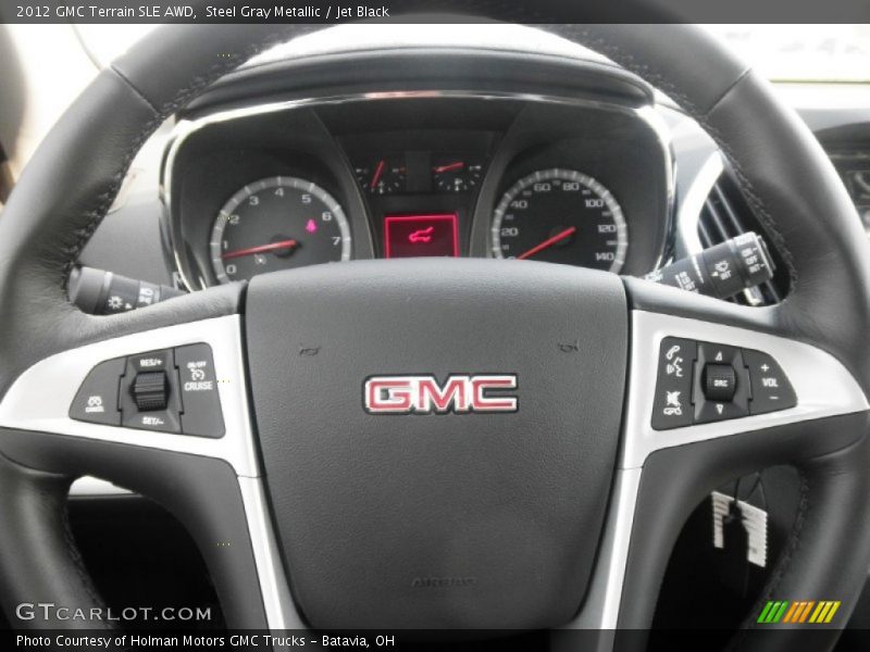 Steel Gray Metallic / Jet Black 2012 GMC Terrain SLE AWD