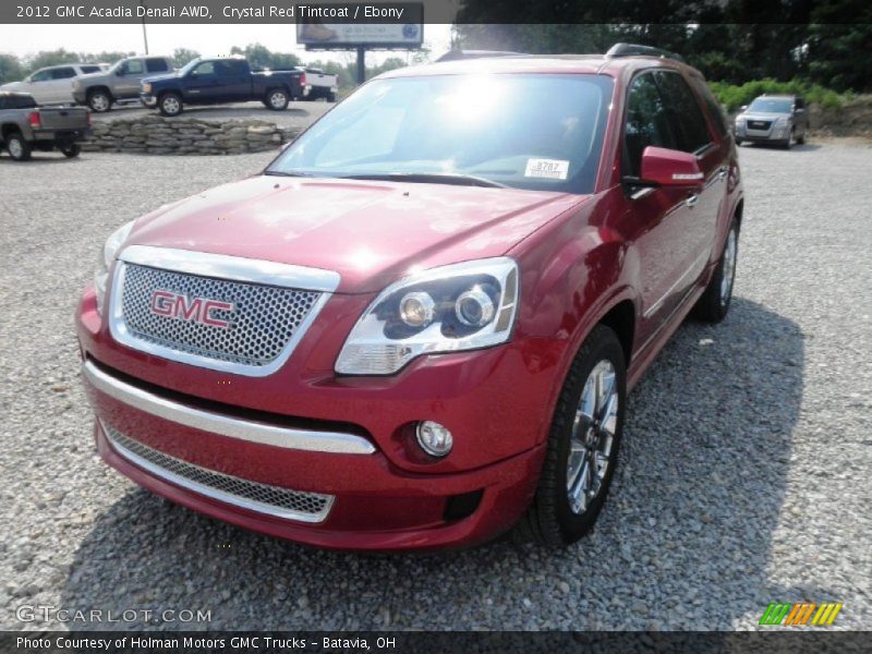 Crystal Red Tintcoat / Ebony 2012 GMC Acadia Denali AWD