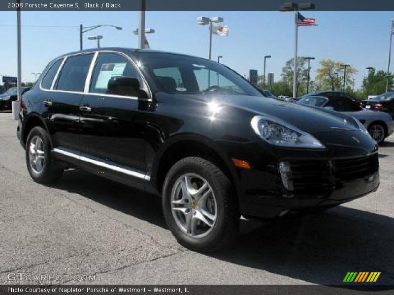 Black / Black 2008 Porsche Cayenne S