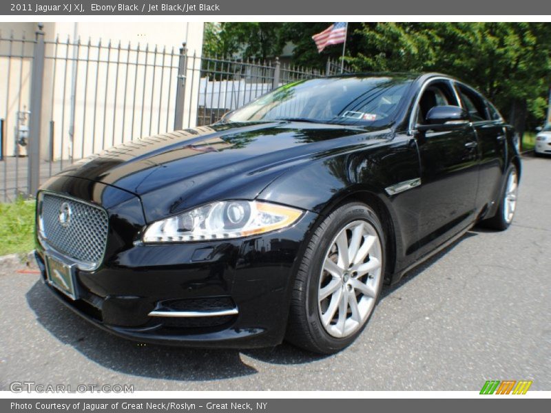 Ebony Black / Jet Black/Jet Black 2011 Jaguar XJ XJ
