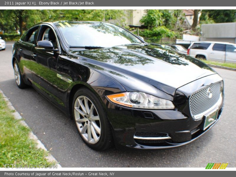 Ebony Black / Jet Black/Jet Black 2011 Jaguar XJ XJ