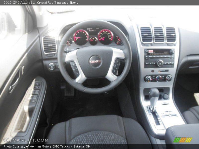 Crystal Red Tintcoat / Ebony 2012 GMC Acadia SL