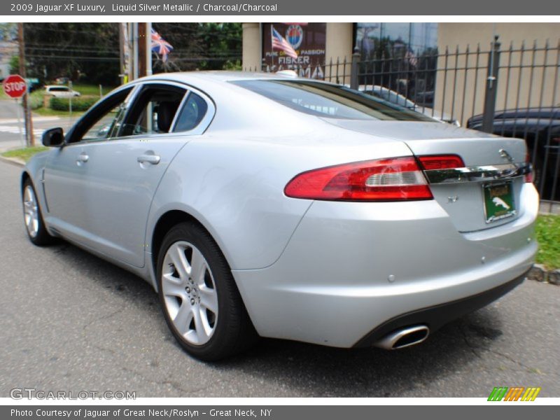 Liquid Silver Metallic / Charcoal/Charcoal 2009 Jaguar XF Luxury