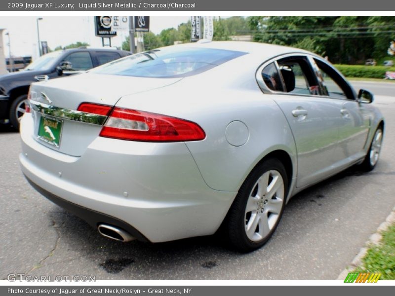 Liquid Silver Metallic / Charcoal/Charcoal 2009 Jaguar XF Luxury