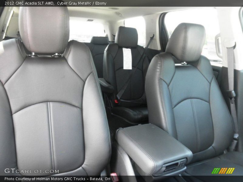 Cyber Gray Metallic / Ebony 2012 GMC Acadia SLT AWD