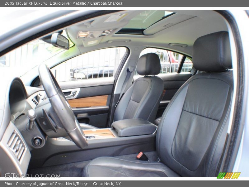 Liquid Silver Metallic / Charcoal/Charcoal 2009 Jaguar XF Luxury