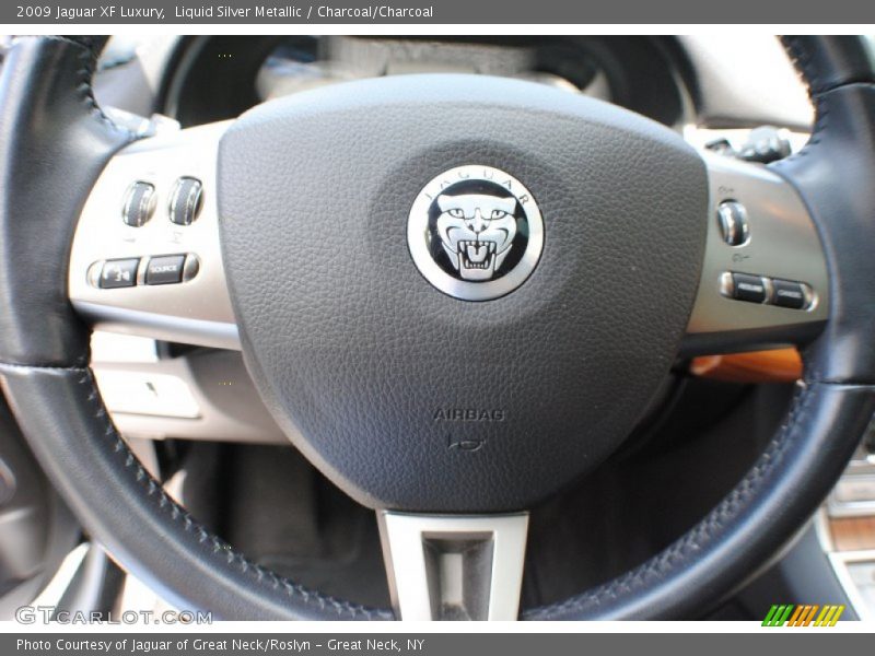 Liquid Silver Metallic / Charcoal/Charcoal 2009 Jaguar XF Luxury