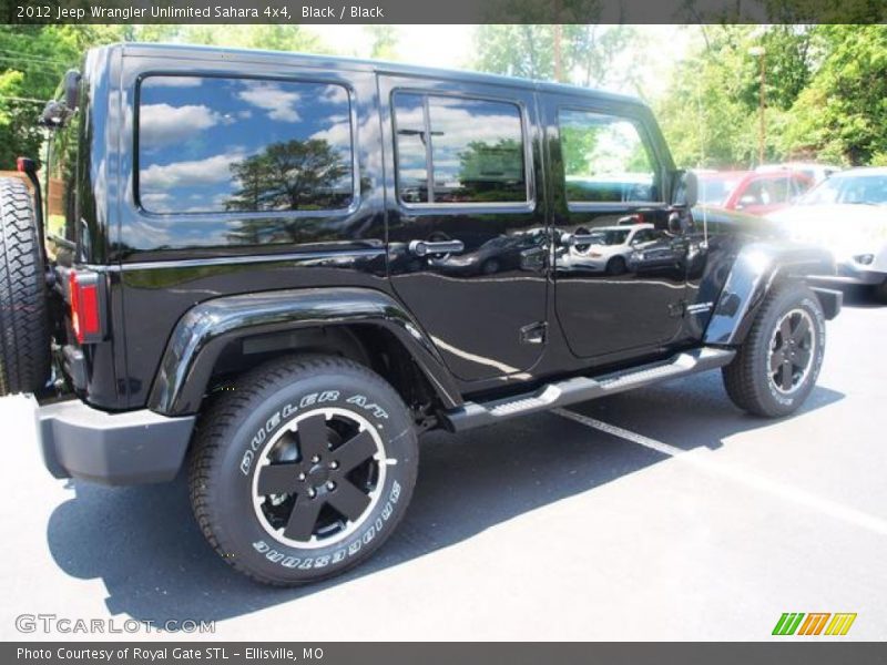 Black / Black 2012 Jeep Wrangler Unlimited Sahara 4x4