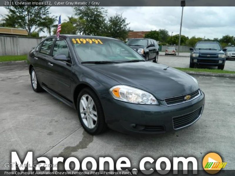 Cyber Gray Metallic / Gray 2011 Chevrolet Impala LTZ