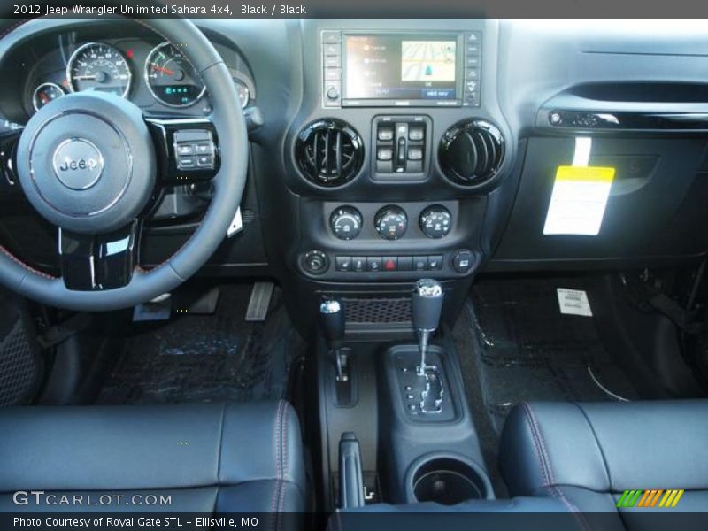 Black / Black 2012 Jeep Wrangler Unlimited Sahara 4x4
