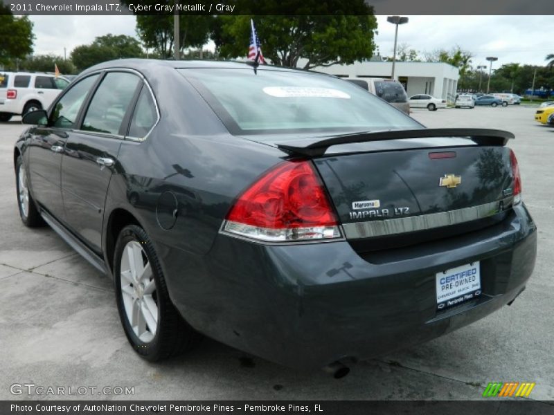 Cyber Gray Metallic / Gray 2011 Chevrolet Impala LTZ