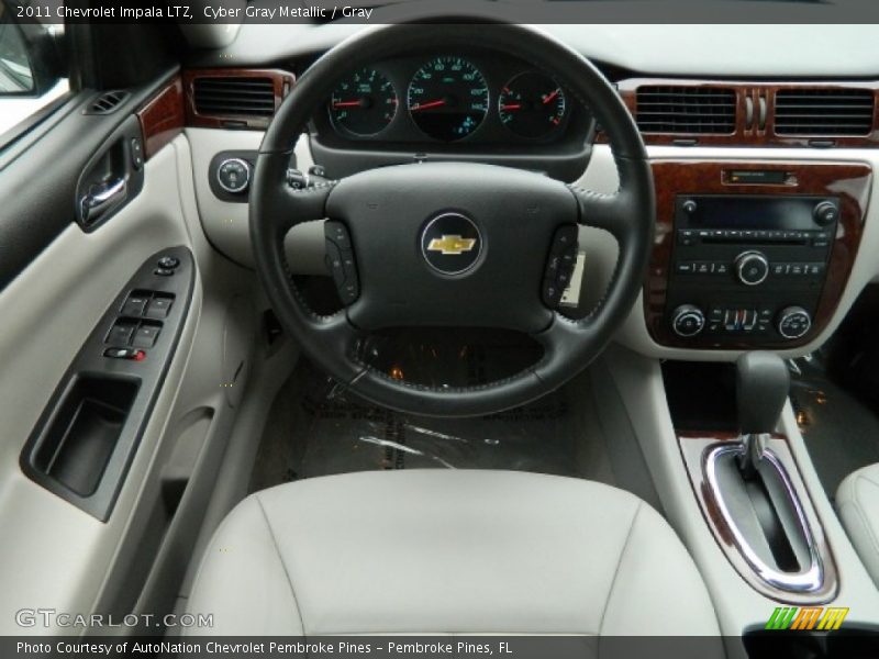 Cyber Gray Metallic / Gray 2011 Chevrolet Impala LTZ
