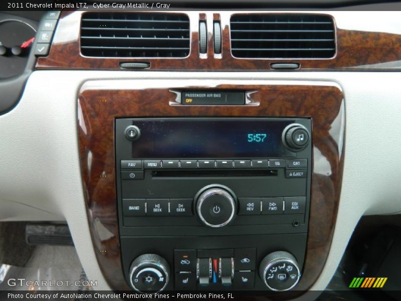Cyber Gray Metallic / Gray 2011 Chevrolet Impala LTZ