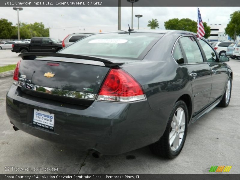 Cyber Gray Metallic / Gray 2011 Chevrolet Impala LTZ