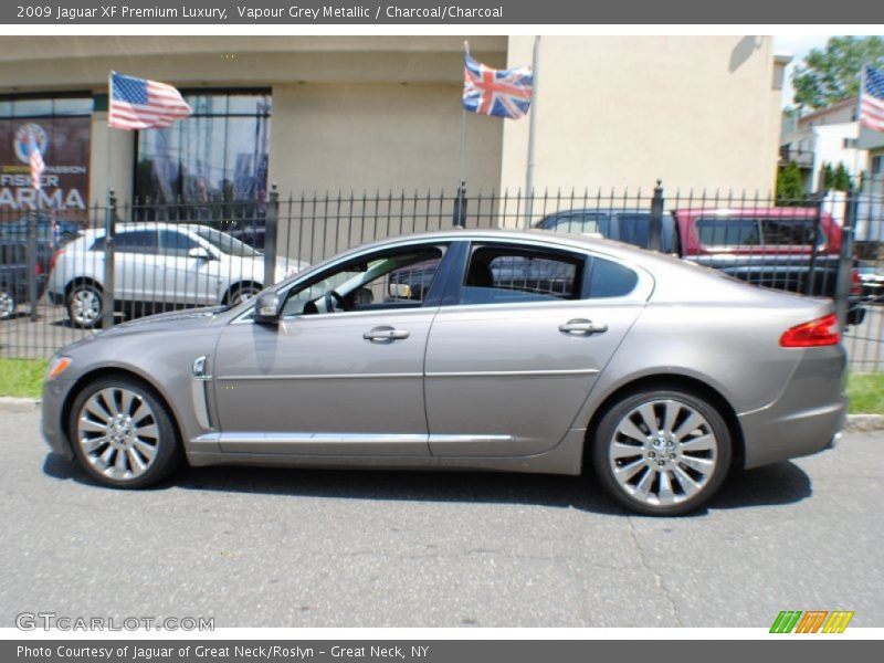 Vapour Grey Metallic / Charcoal/Charcoal 2009 Jaguar XF Premium Luxury