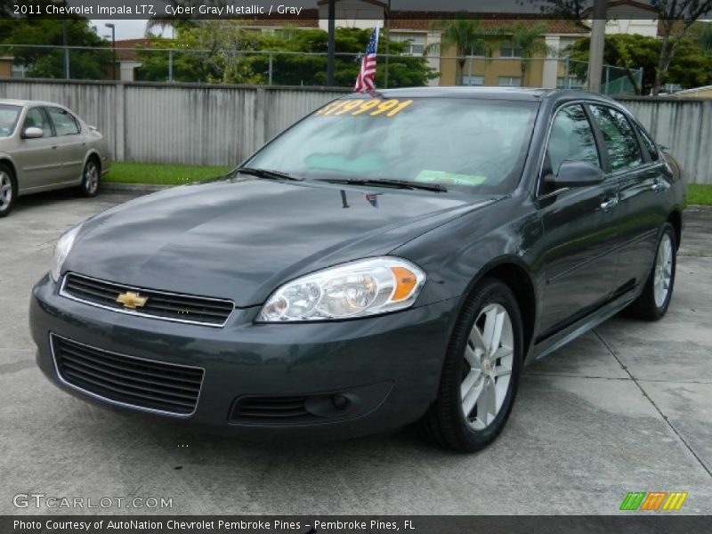 Cyber Gray Metallic / Gray 2011 Chevrolet Impala LTZ